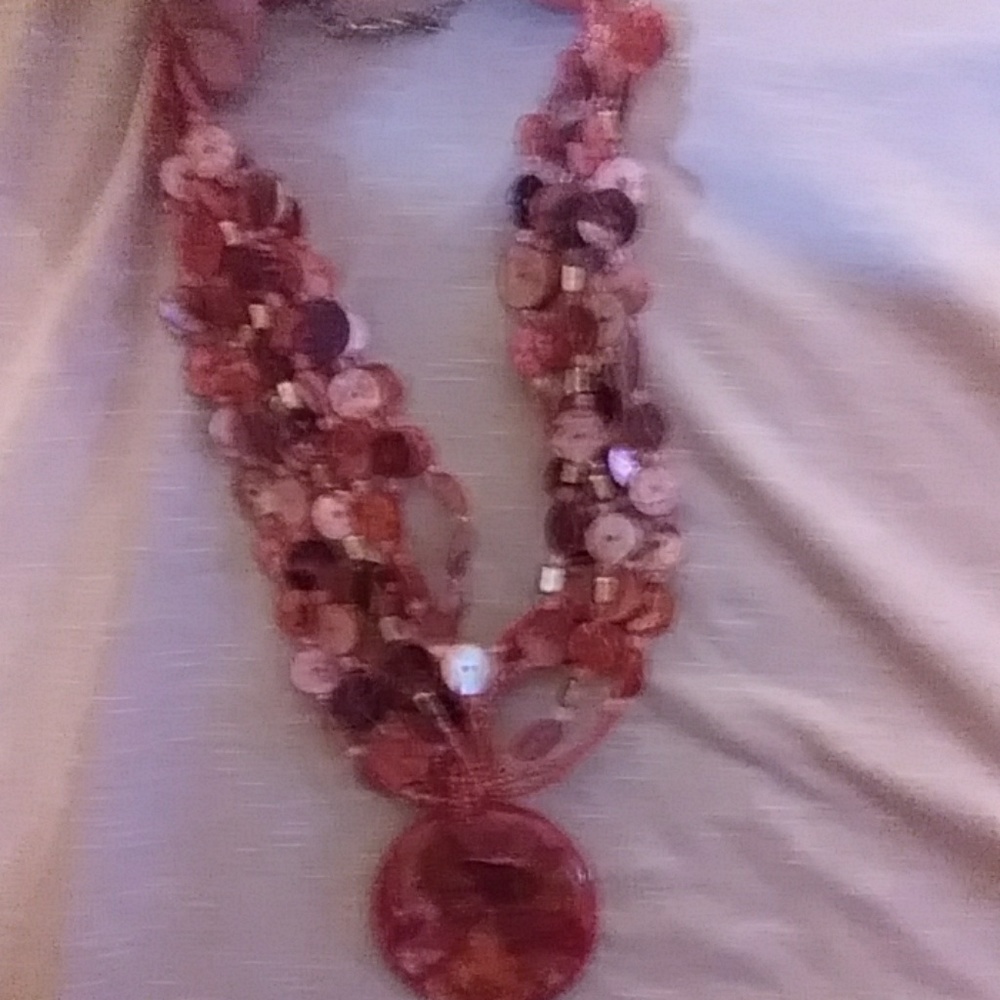 Coral. Necklace